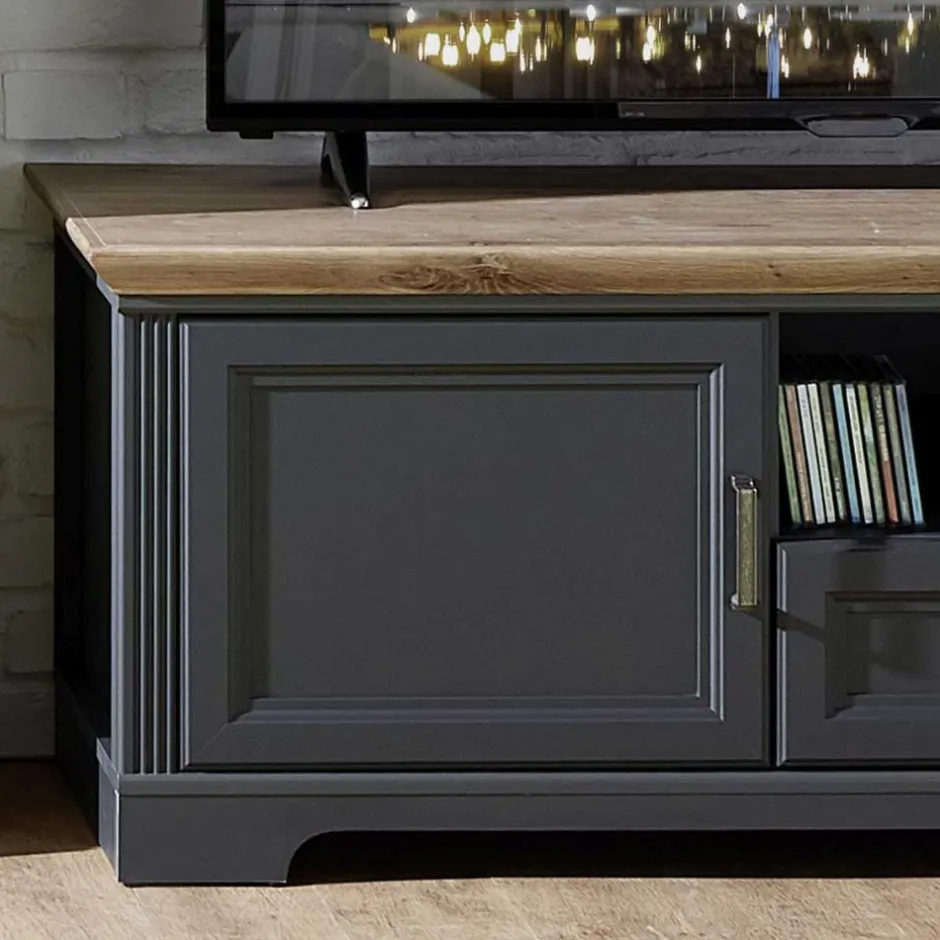 Pharao24 Landhaus Design Wohnwand Valgura> Wohnzimmerschrank