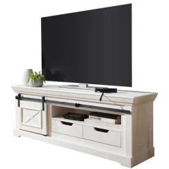 Massivholz Tv Möbel|Fernsehtische*Pharao24 Landhaus Fernsehboard Lamodina