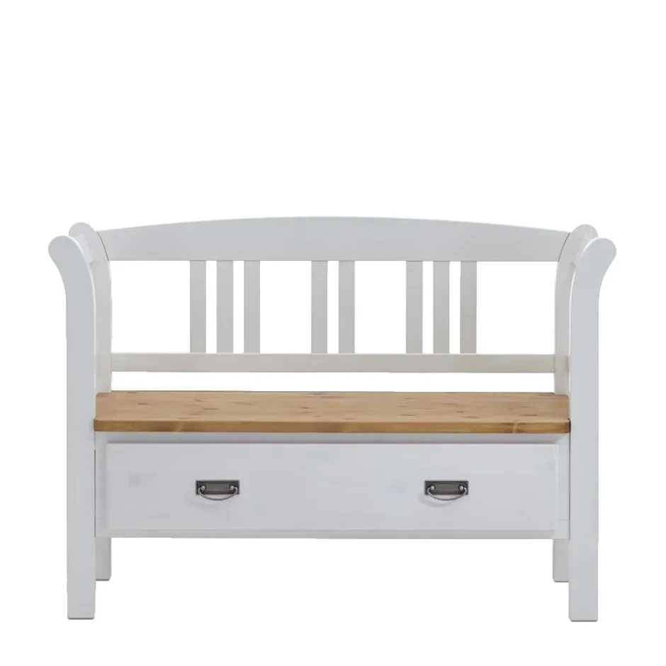 Pharao24 Landhaus Garderobenbank Voluntary> Küchenbank|Holzbänke