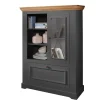 Pharao24 Landhaus Highboard Ligolas> Wohnzimmerkommoden|Wohnzimmerschrank