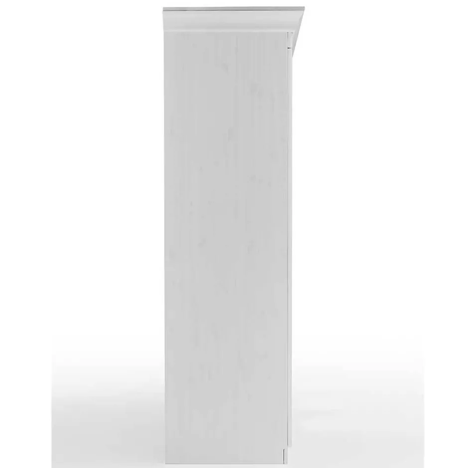 Massivholz Schränke|Kleiderschränke*Pharao24 Landhaus Kleiderschrank Marcello