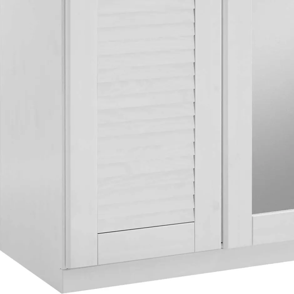 Massivholz Schränke|Kleiderschränke*Pharao24 Landhaus Kleiderschrank Marcello