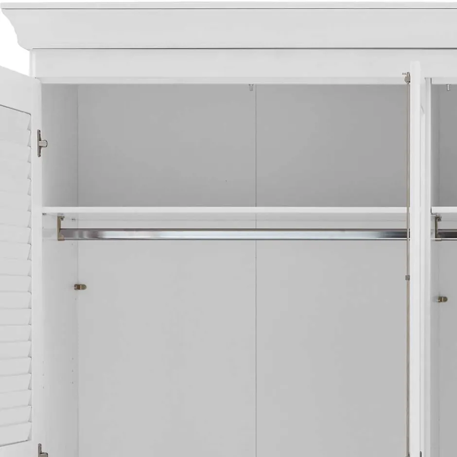 Massivholz Schränke|Kleiderschränke*Pharao24 Landhaus Kleiderschrank Marcello