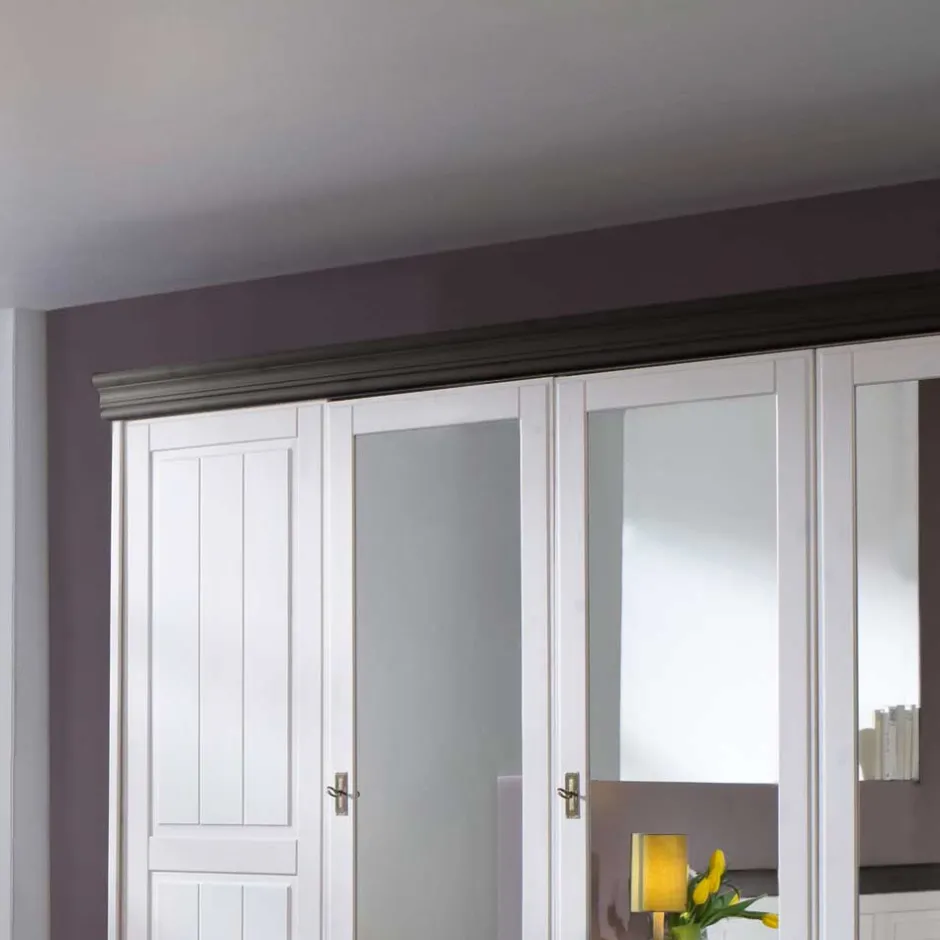 Pharao24 Landhaus Kleiderschrank Tagalog> Massivholzmöbel|Drehtürenschränke