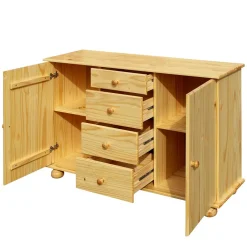 Küchenkommode|Wohnzimmerkommoden*Pharao24 Landhaus Kommode Jurentian