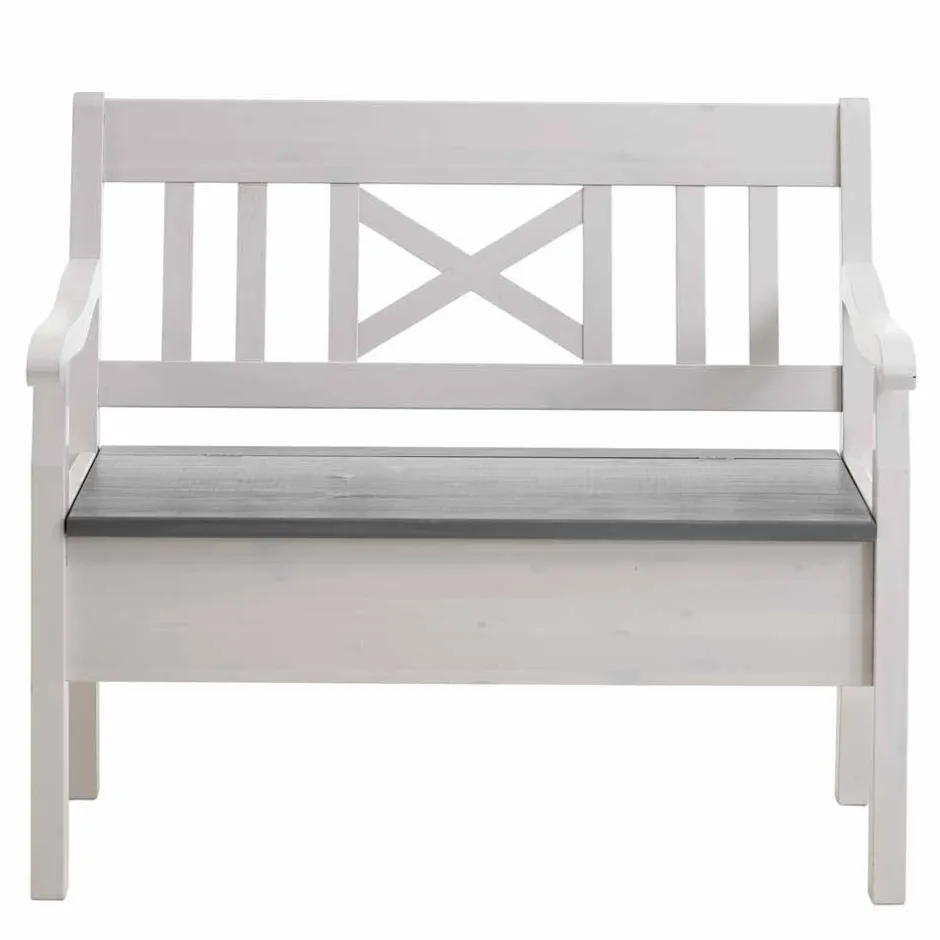 Pharao24 Landhaus Massivholzbank Julan> Holzbänke|Esszimmerbänke