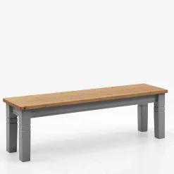 Küchenbank|Holzbänke*Pharao24 Landhaus Massivholzbank Mangali