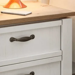 Nachtkommoden|Nachttisch*Pharao24 Landhaus Nachtschrank Drienna