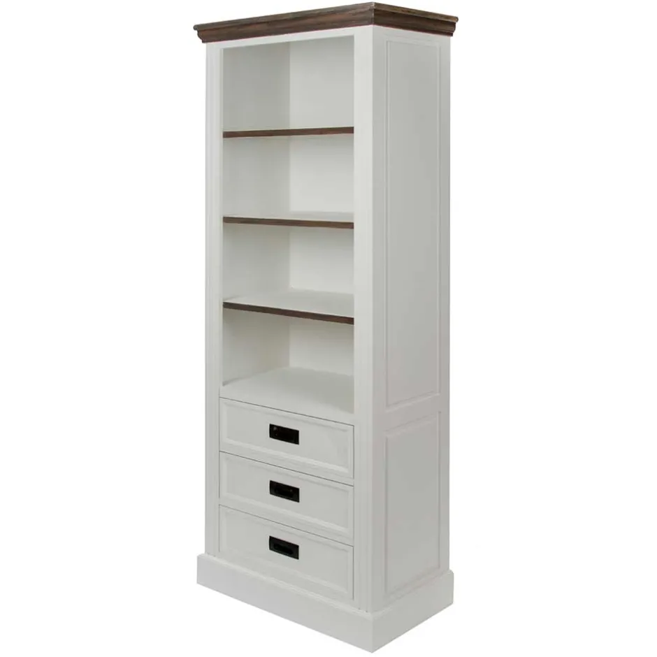 Wohnzimmerregale|Massivholzregale*Pharao24 Landhaus Regal Eminia