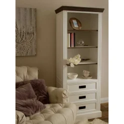 Wohnzimmerregale|Massivholzregale*Pharao24 Landhaus Regal Eminia