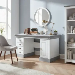 Pharao24 Landhaus Schreibtisch Boulogne> Schreibtische|Computertische