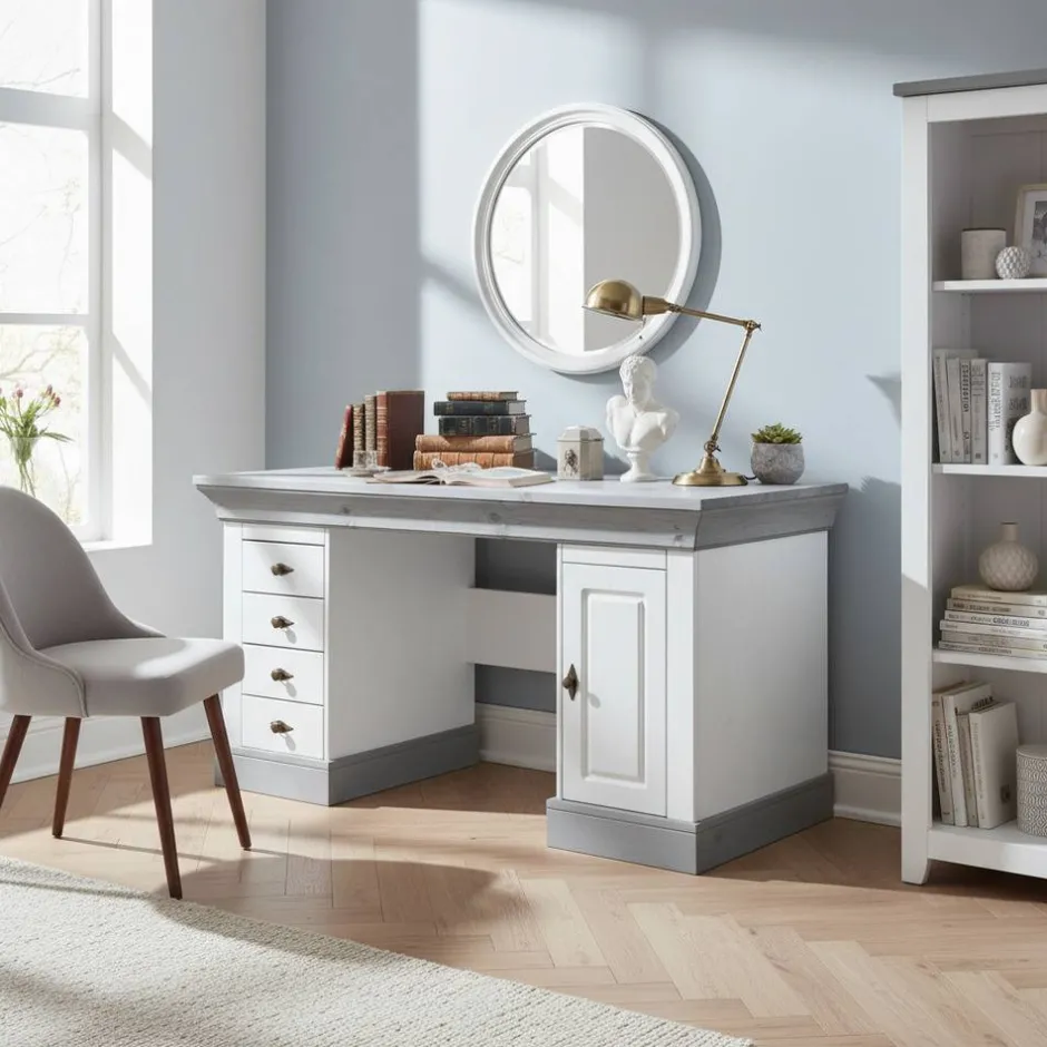 Pharao24 Landhaus Schreibtisch Boulogne> Schreibtische|Computertische