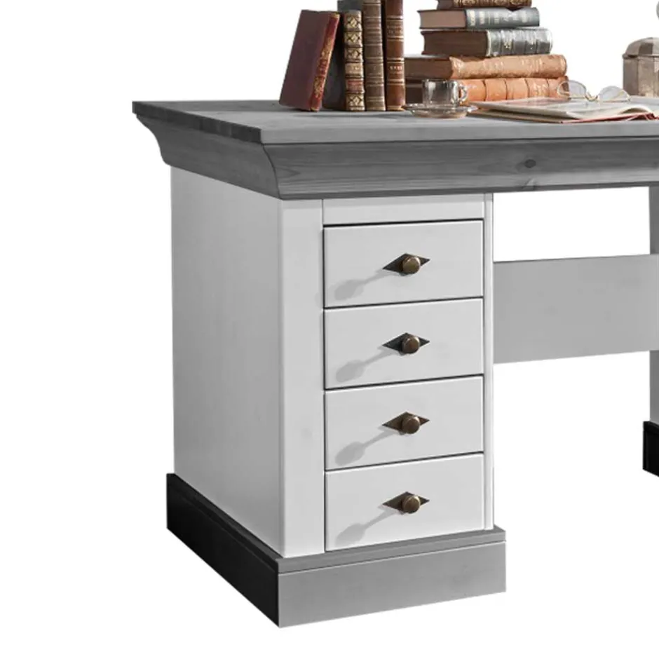 Pharao24 Landhaus Schreibtisch Boulogne> Schreibtische|Computertische