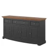 Massivholzmöbel|Küchenkommode*Pharao24 Landhaus Sideboard Zuverno