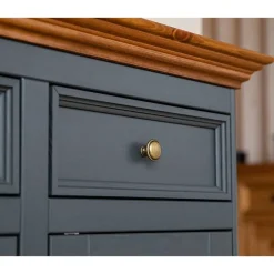 Massivholzmöbel|Küchenkommode*Pharao24 Landhaus Sideboard Zuverno