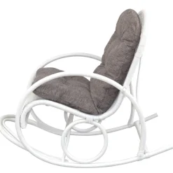 Wohnzimmer Sessel*Pharao24 Landhaus Stil Schaukelstuhl Adea