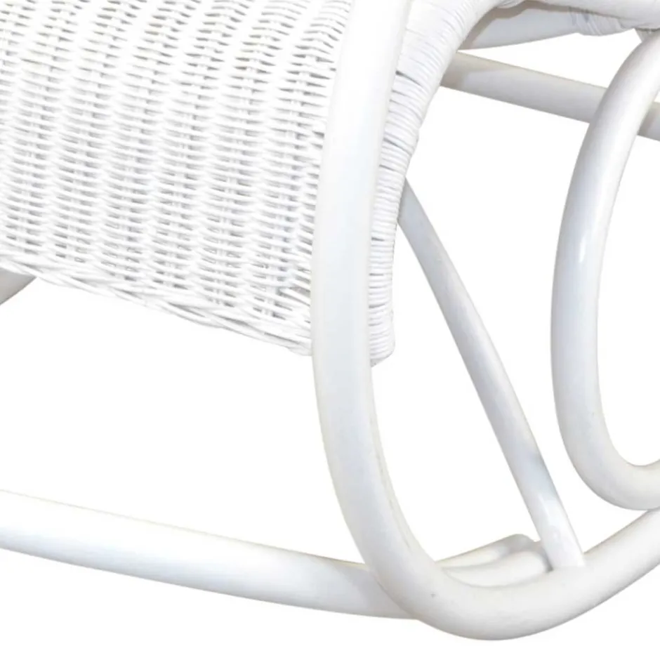 Wohnzimmer Sessel*Pharao24 Landhaus Stil Schaukelstuhl Adea