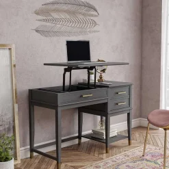 Schreibtische|Computertische*Pharao24 Landhaus Stil Schreibtisch Nathalie