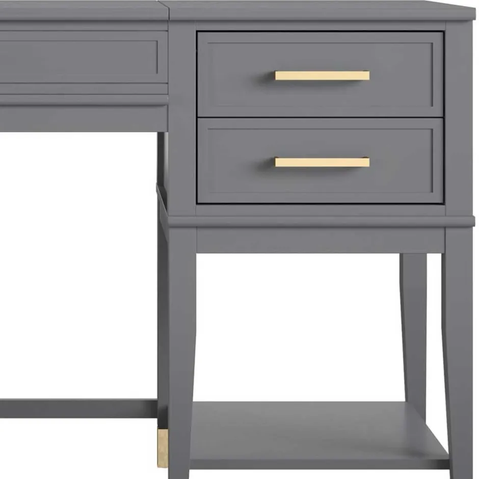 Schreibtische|Computertische*Pharao24 Landhaus Stil Schreibtisch Nathalie