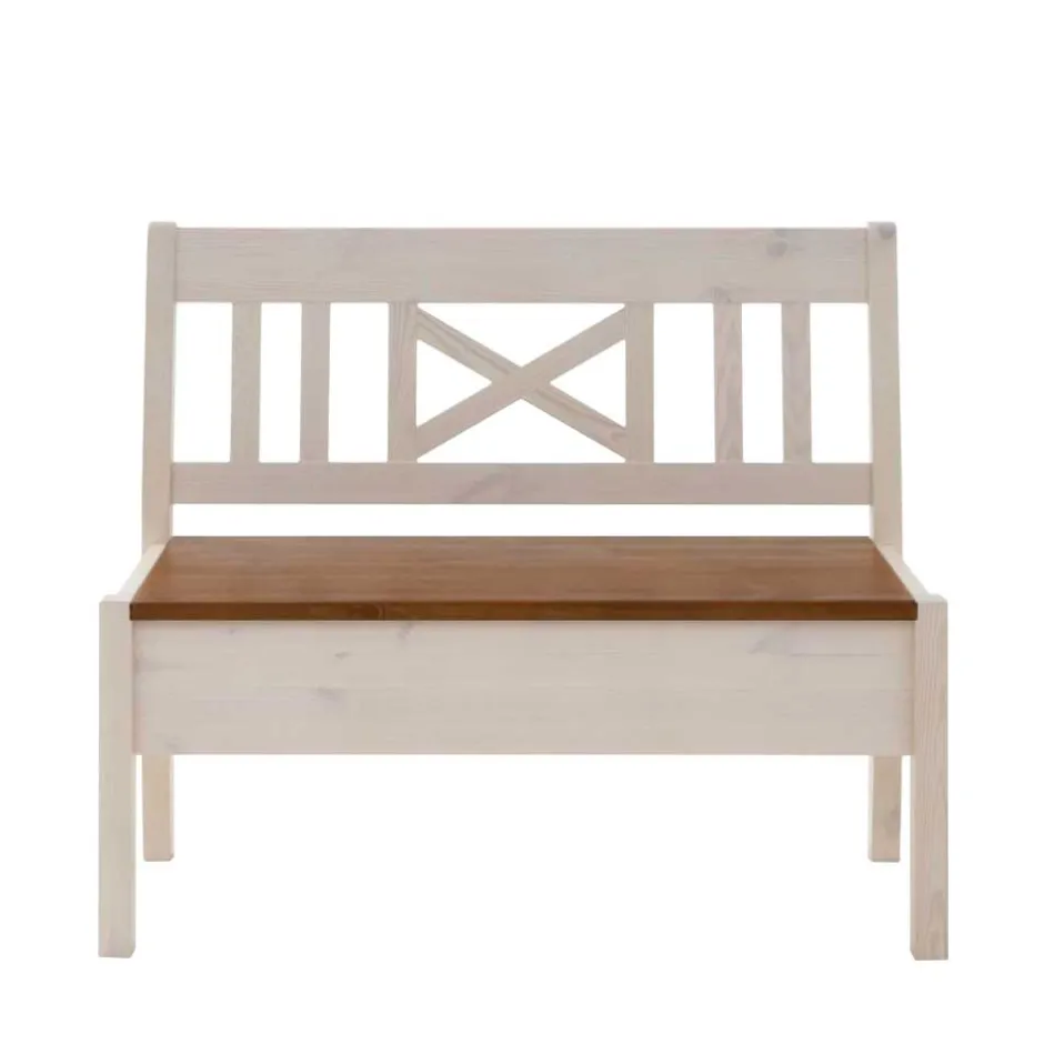 Garderobenbänke|Holzbänke*Pharao24 Landhaus Truhenbank Slobozia