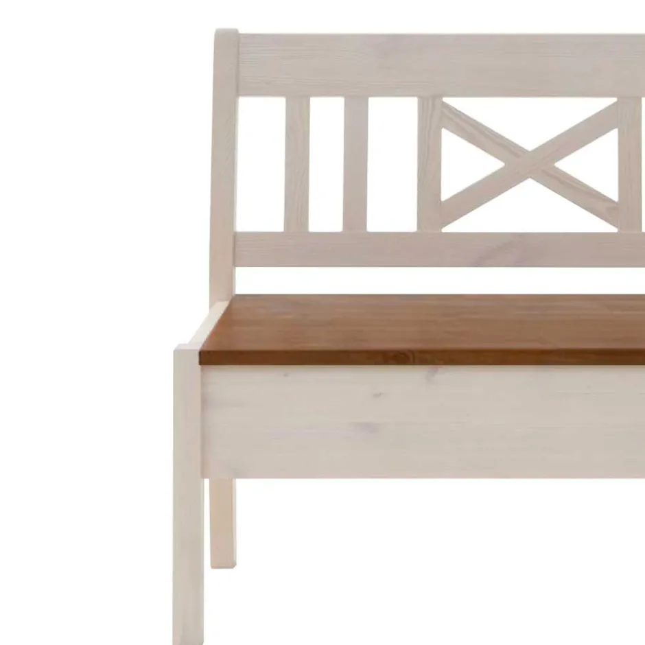 Garderobenbänke|Holzbänke*Pharao24 Landhaus Truhenbank Slobozia