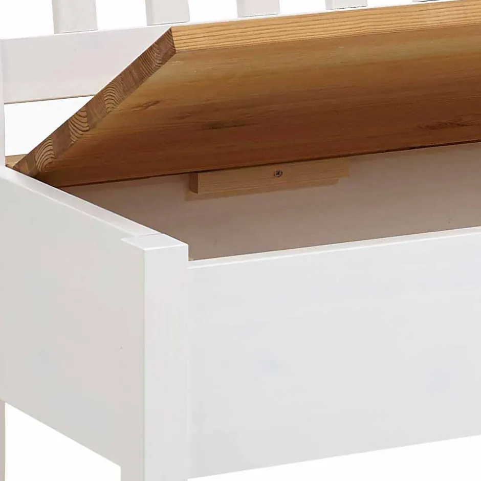 Pharao24 Landhaus Truhenbank Vicados> Massivholzmöbel|Küchenbank