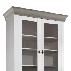 Vitrinenschrank|Wohnzimmervitrinen*Pharao24 Landhaus Vitrinenschrank Boulogne