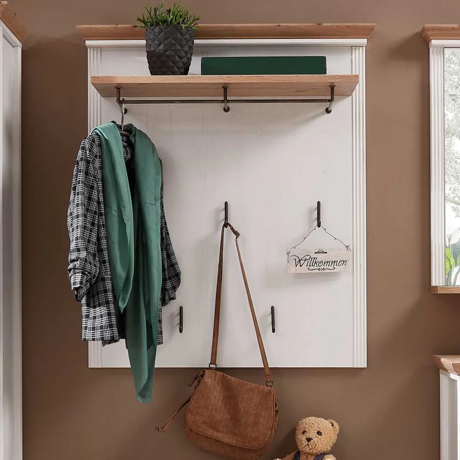 Garderoben Paneele|Wandgarderoben*Pharao24 Landhaus Wandgarderobe Lecara