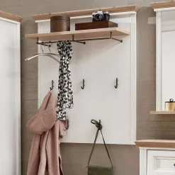 Garderoben Paneele|Wandgarderoben*Pharao24 Landhaus Wandgarderobe Lecara