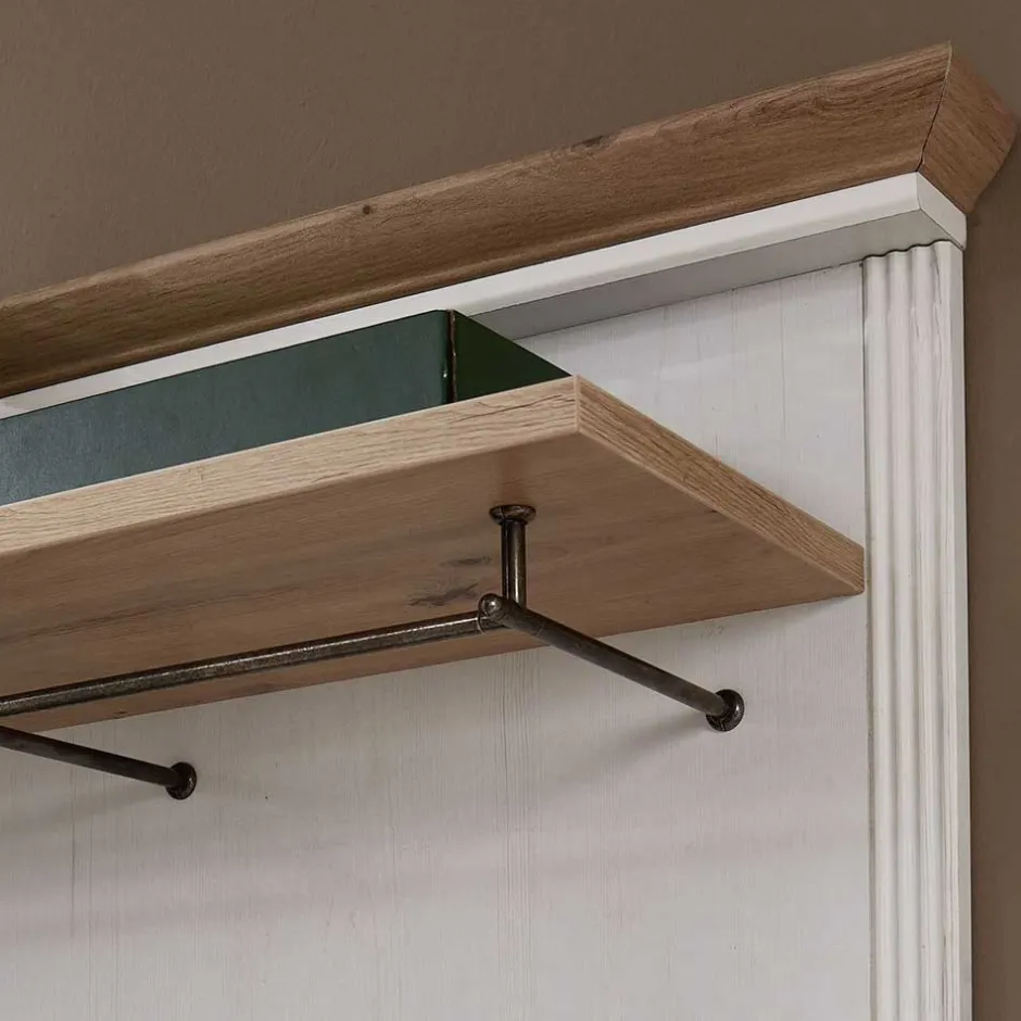 Garderoben Paneele|Wandgarderoben*Pharao24 Landhaus Wandgarderobe Lecara