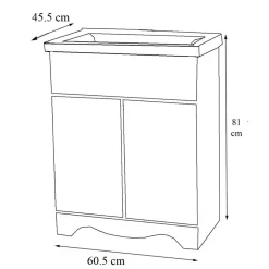 Pharao24 Landhaus Waschplatz Set Exmadura><noscript><img width=