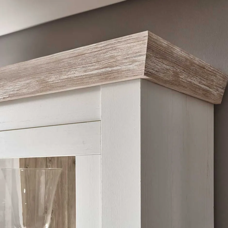 Pharao24 Landhaus Wohnwand Flurencina> Wohnzimmerschrank|Wohnwand 300 Cm