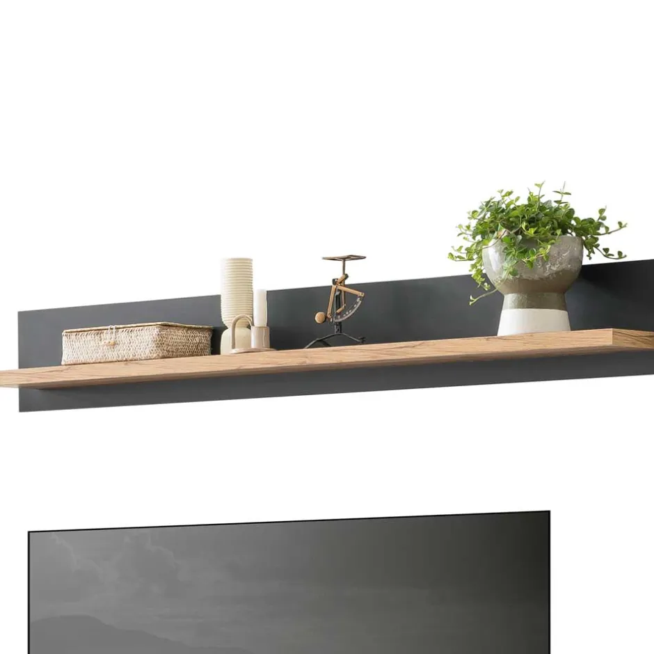 Pharao24 Landhaus Wohnwand Saridio> Wohnwand 350 Cm