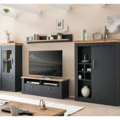 Pharao24 Landhaus Wohnzimmerwohnwand Saridio> Wohnwand 300 Cm