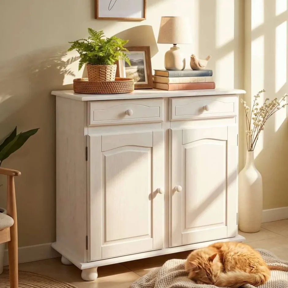 Pharao24 Landhaus-Anrichte Lina> Flurkommoden