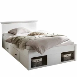 Pharao24 Landhausbett Pantina> Funktionsbetten|Schubkastenbetten