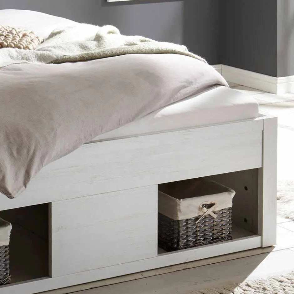 Pharao24 Landhausbett Pantina> Funktionsbetten|Schubkastenbetten