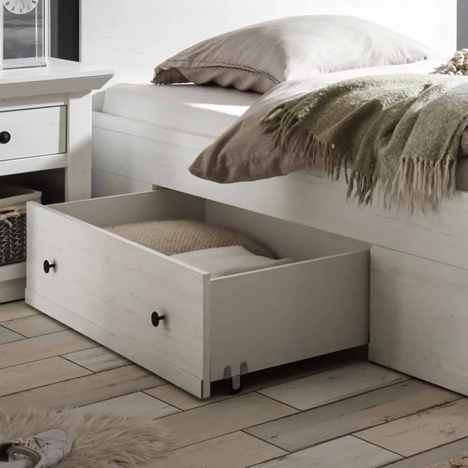 Pharao24 Landhausbett Pantina> Funktionsbetten|Schubkastenbetten