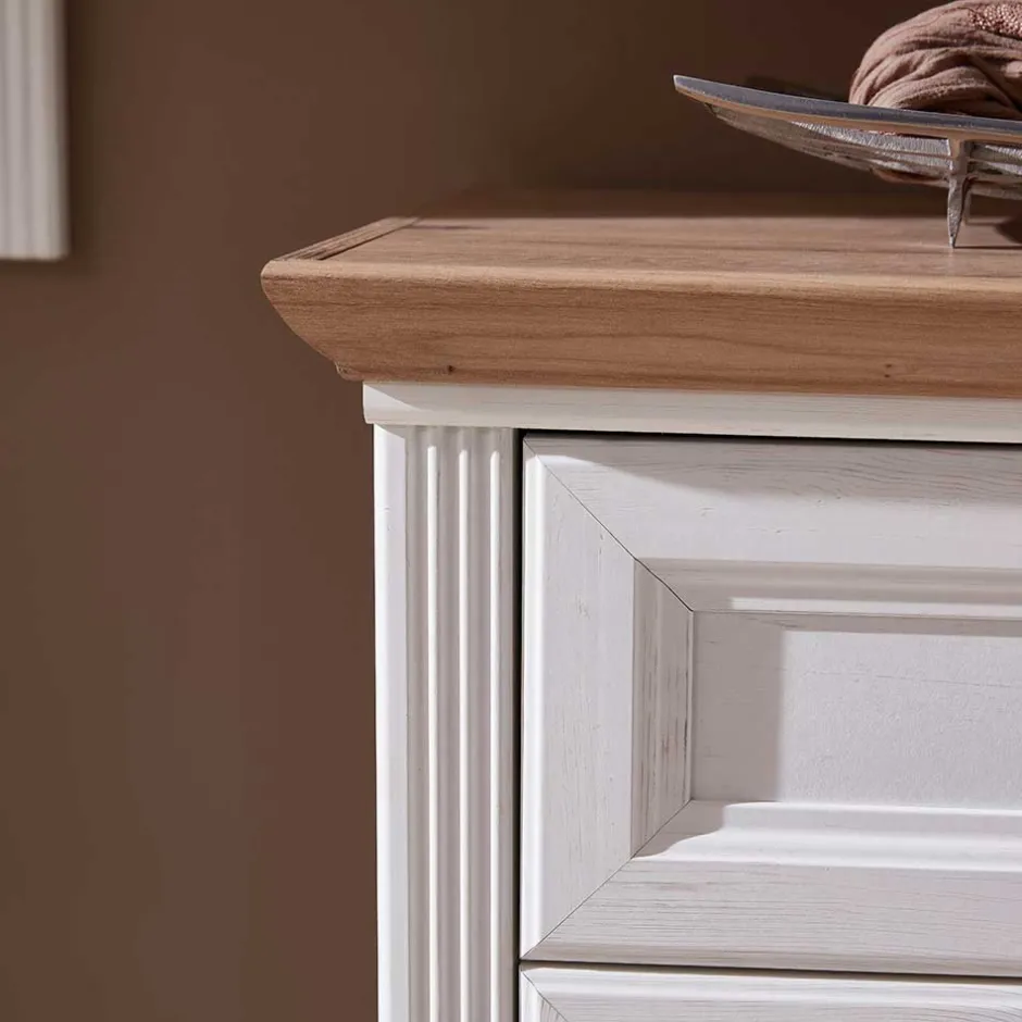 Garderobensets*Pharao24 Landhausmöbel Set Lecara