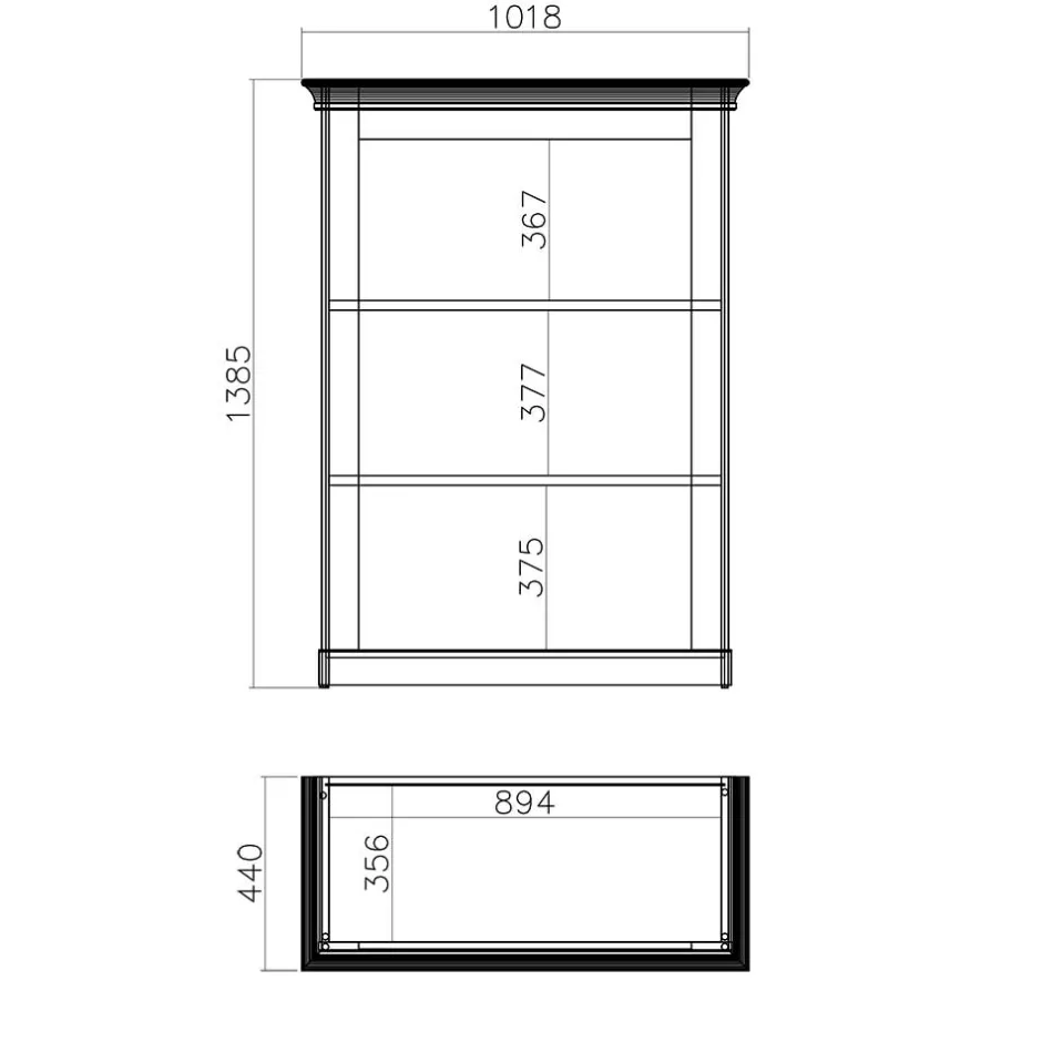 Standregale|Regalschränke*Pharao24 Landhausregal Craiova