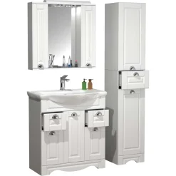 Badmöbel Sets*Pharao24 Landhausstil Badezimmermöbel Set Exmadura