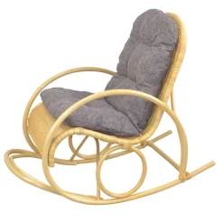 Wohnzimmer Sessel*Pharao24 Landhausstil Schaukelstuhl Mela