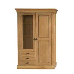 Pharao24 Landhausstil Wohnwand Drobeta> Wohnzimmerschrank|Wohnwand 350 Cm