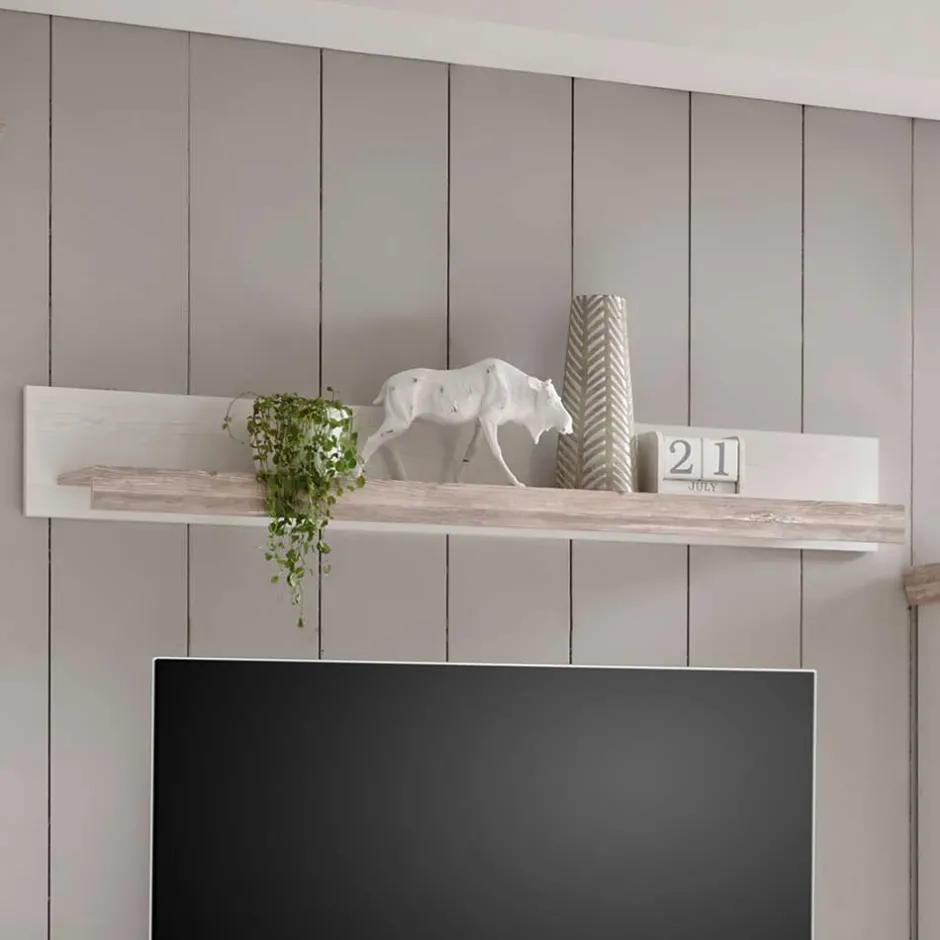 Wohnwand 300 Cm*Pharao24 Landhausstil Wohnwand Flurencina