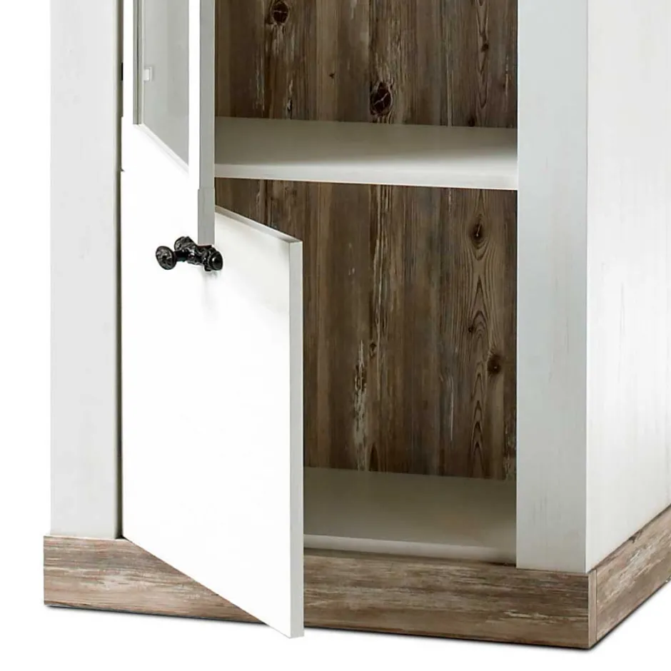 Wohnwand 300 Cm*Pharao24 Landhausstil Wohnwand Flurencina