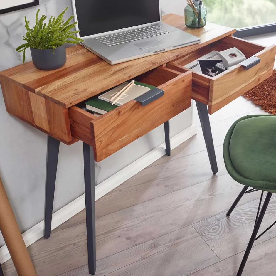 Pharao24 Laptopschreibtisch Kali> Massivholztische|Computertische