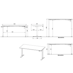 Pharao24 Laptopschreibtisch Vericia><noscript><img width=