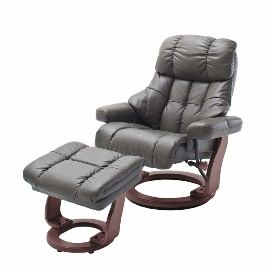 Polstermöbel|Wohnzimmer Sessel*Pharao24 Leder Relaxsessel Cartesna