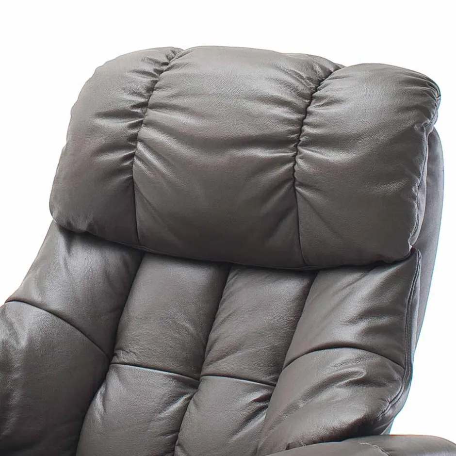 Polstermöbel|Wohnzimmer Sessel*Pharao24 Leder Relaxsessel Cartesna