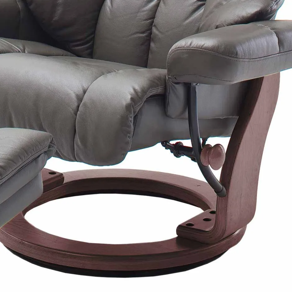 Polstermöbel|Wohnzimmer Sessel*Pharao24 Leder Relaxsessel Cartesna